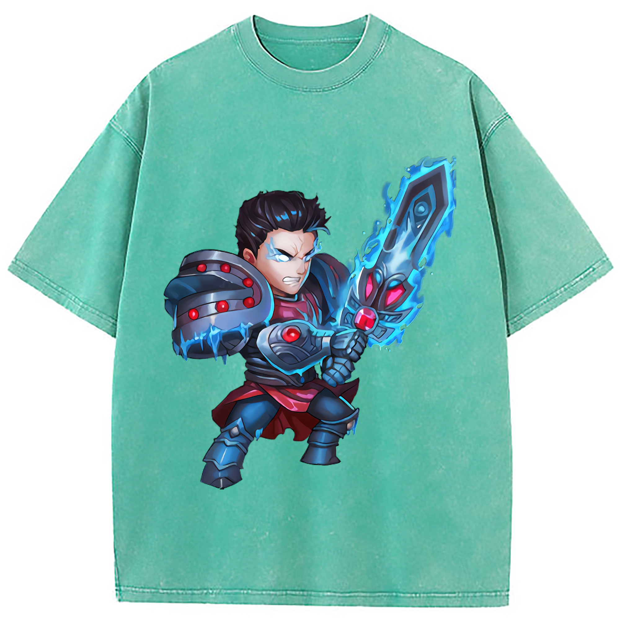 （画像用） リーグ・オブ・レジェンド League of Legends LOL 綿100% ヴィンテージ風 半袖Tシャツ（フロントプリント）
